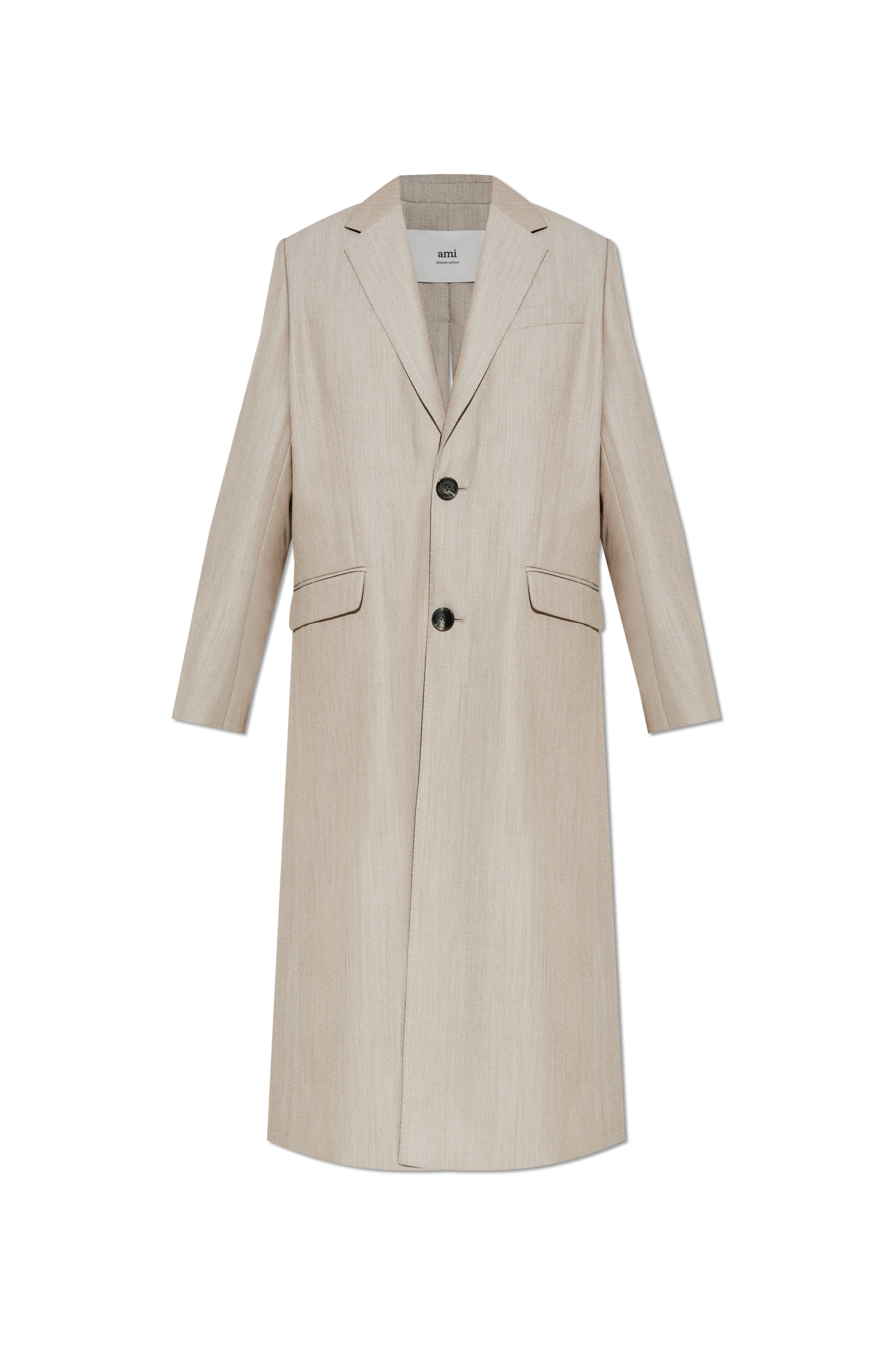 【送料&関税込】Ami Alexandre Mattiussi Beige Wool Coat Ami Alexandre Mattiussi Beige Wool Coat | italist